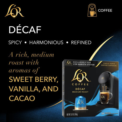 L'OR Decaf Coffee Capsules